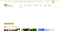 Desktop Screenshot of komunalac-bj.hr